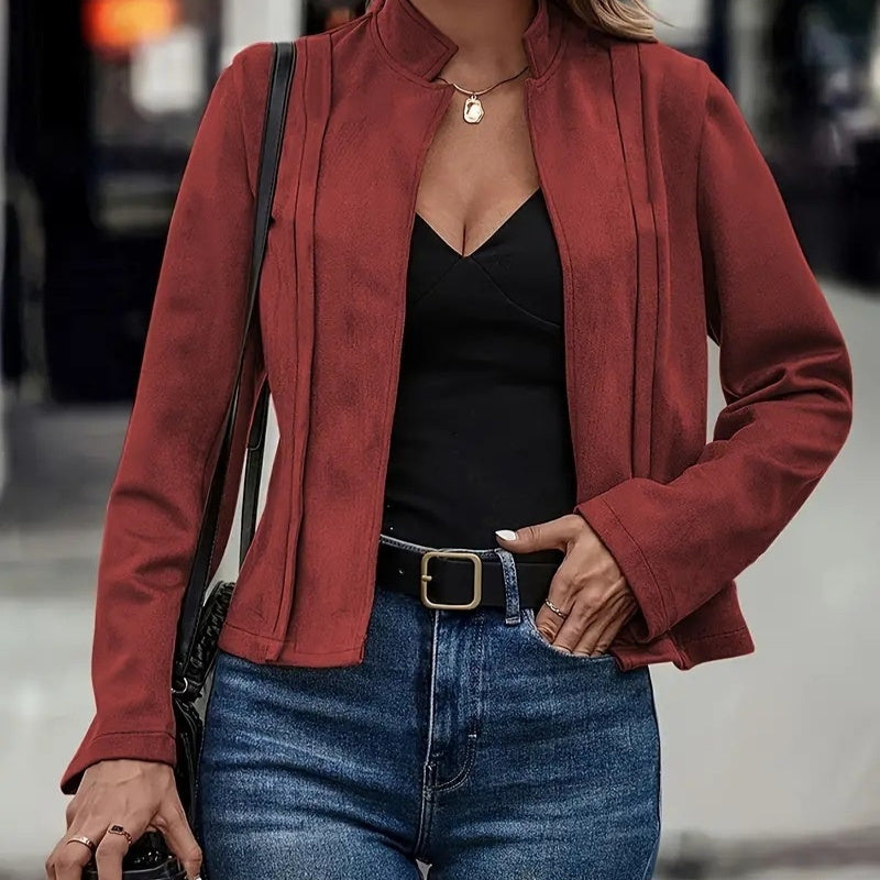 Women’s Spring Soft Neck Jacket