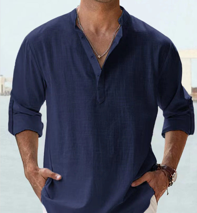 Men’s Casual Loose-Fit Sports Shirt