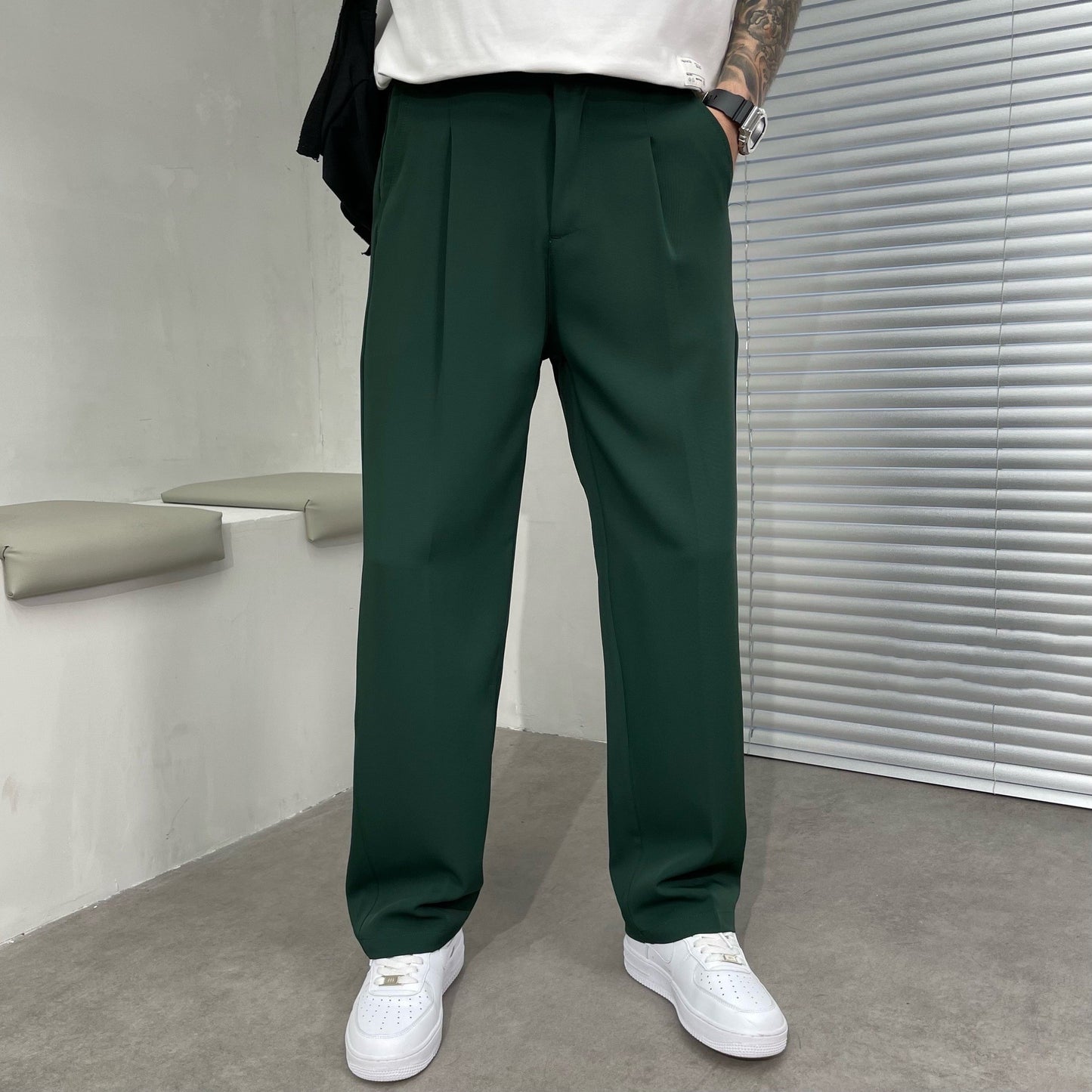 Men’s Ice Silk Loose Casual Summer Pants