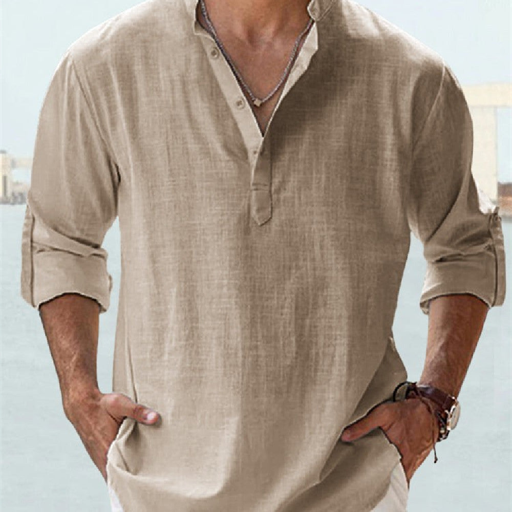 Men’s Casual Loose-Fit Sports Shirt
