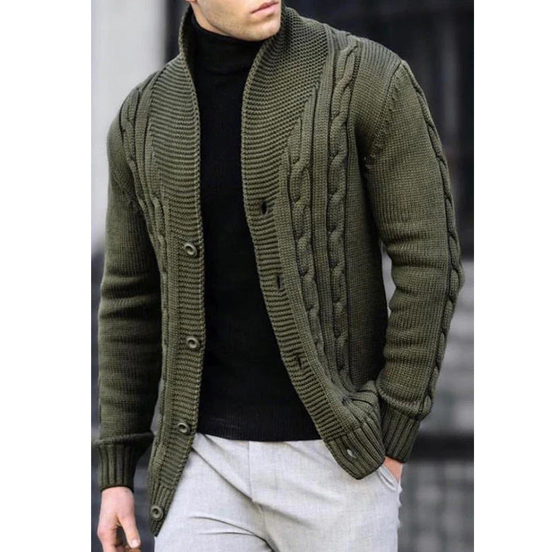 Men’s Autumn Winter Sweater Coat