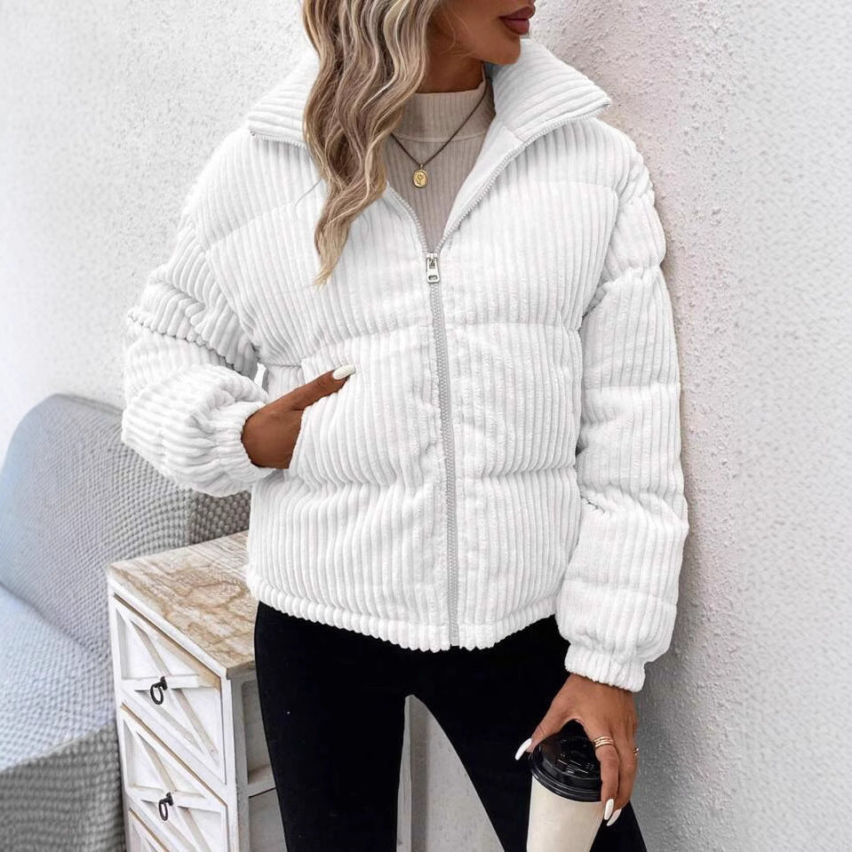 Women’s Plus Corduroy Coat