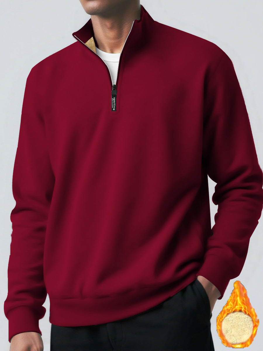 Brushed Hoody Turtleneck Coat