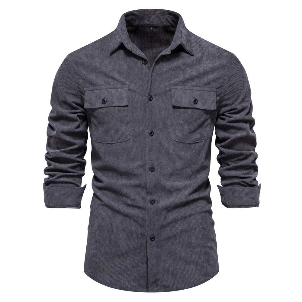 Men’s Slim Corduroy Shirt