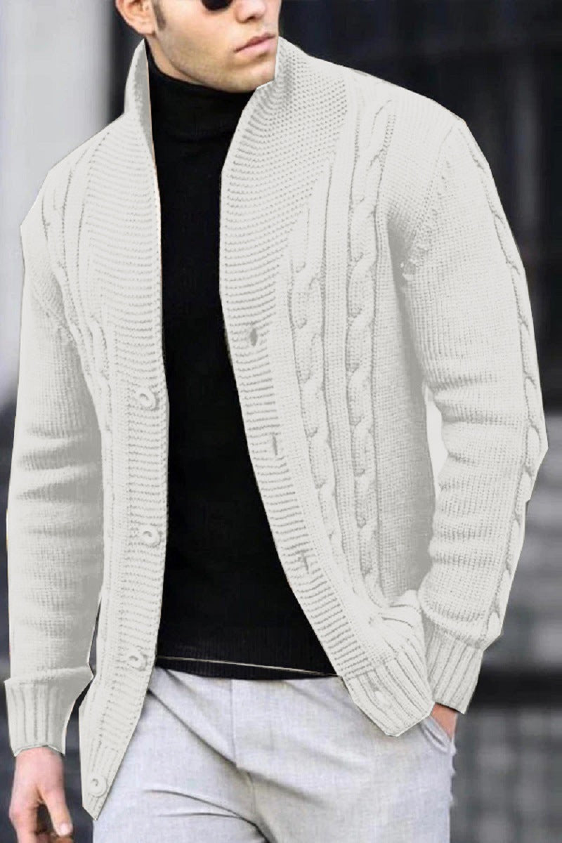 Men’s Autumn Winter Sweater Coat