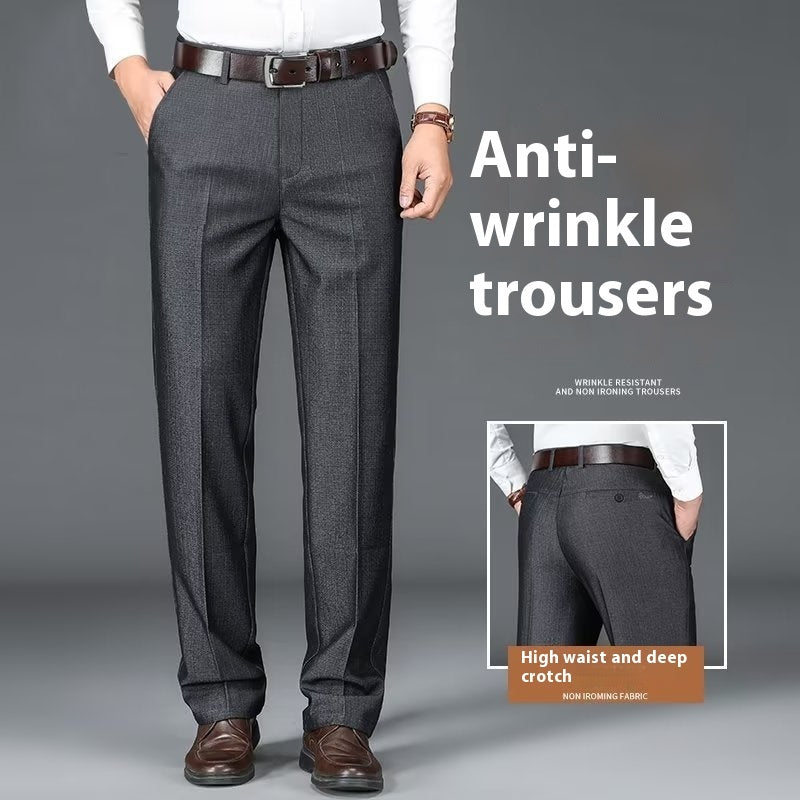 Men’s Draped Business Suit Pants
