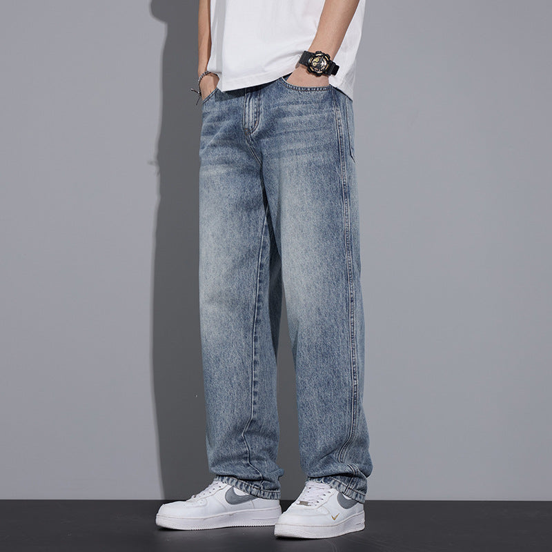 High-End Anti-Wrinkle Straight Jeans