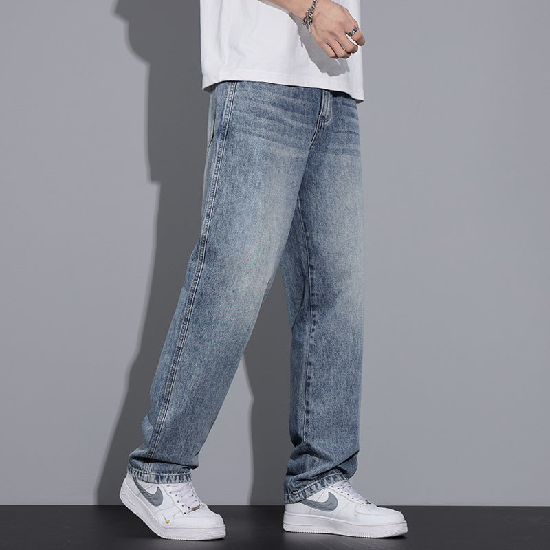 High-End Anti-Wrinkle Straight Jeans