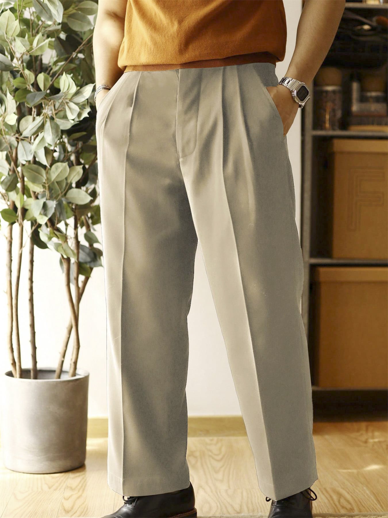Men’s Loose Wide-Leg Pants