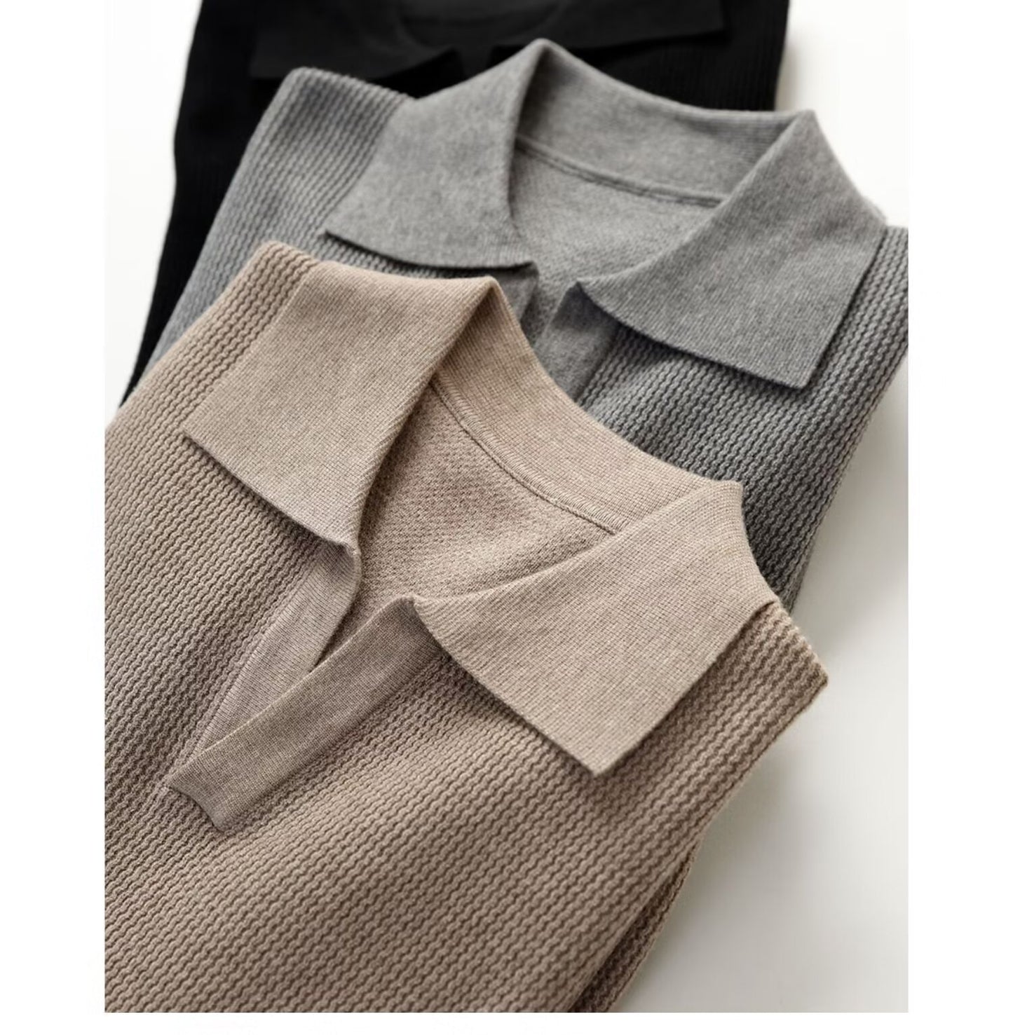 Men’s Solid Color Loose Long Sleeve Shirt