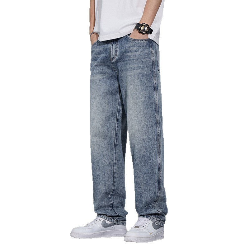 High-End Anti-Wrinkle Straight Jeans