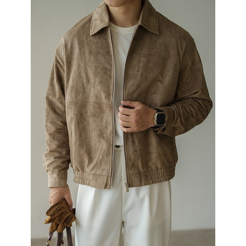 Men’s Vintage Suede Western Jacket
