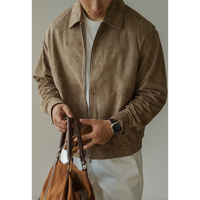 Men’s Vintage Suede Western Jacket