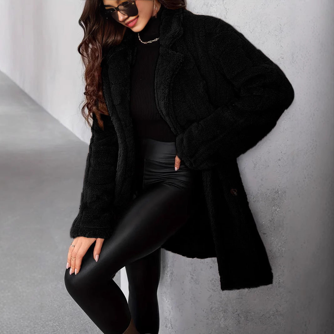 Loose Fashion Overcoat Women