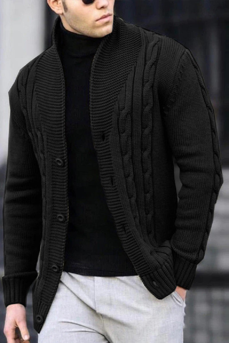 Men’s Autumn Winter Sweater Coat