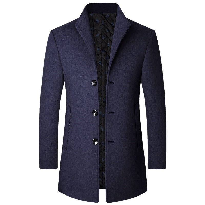 Autumn and Winter Casual Woolen Coat