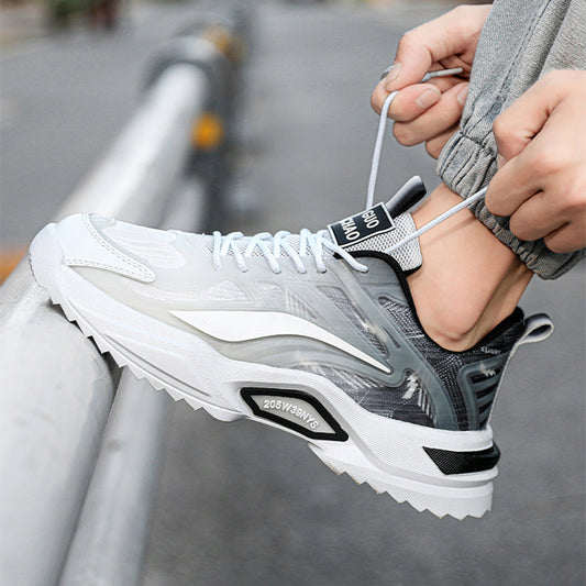 Thick-Sole Dad Style Sneakers