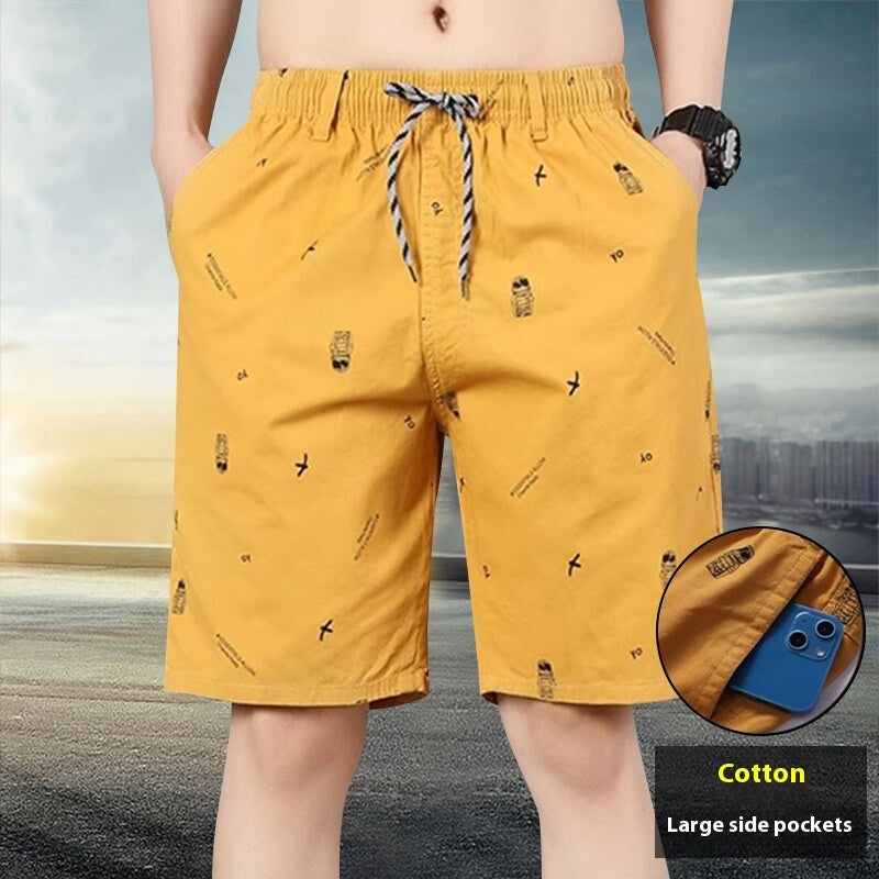 Summer Loose Cropped Pants