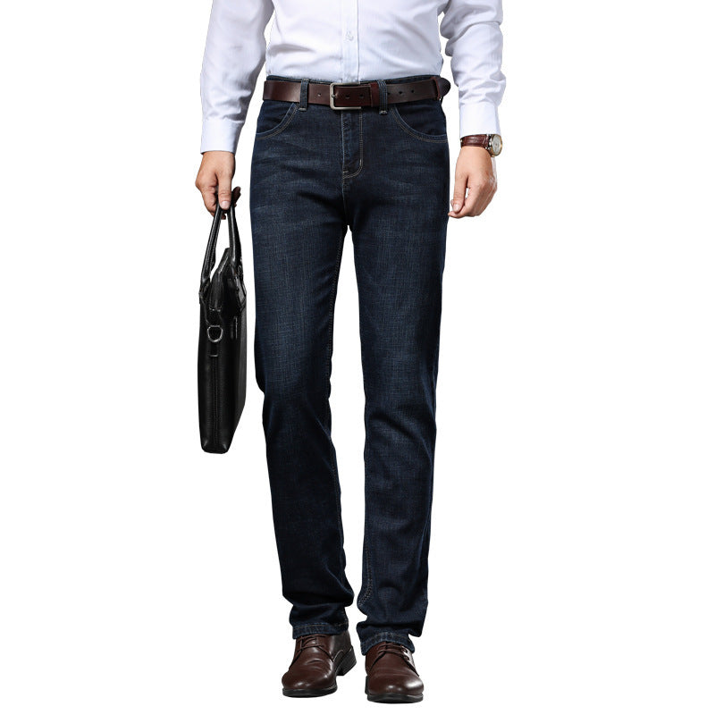 Plus-Size Stretch Business Jeans