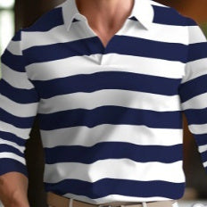 Men’s Retro Button Long Sleeve Shirt
