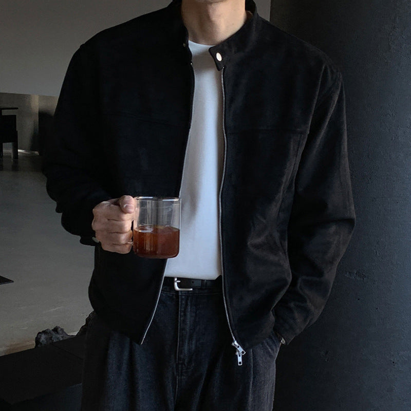 Maillard Stand-Up Collar Jacket