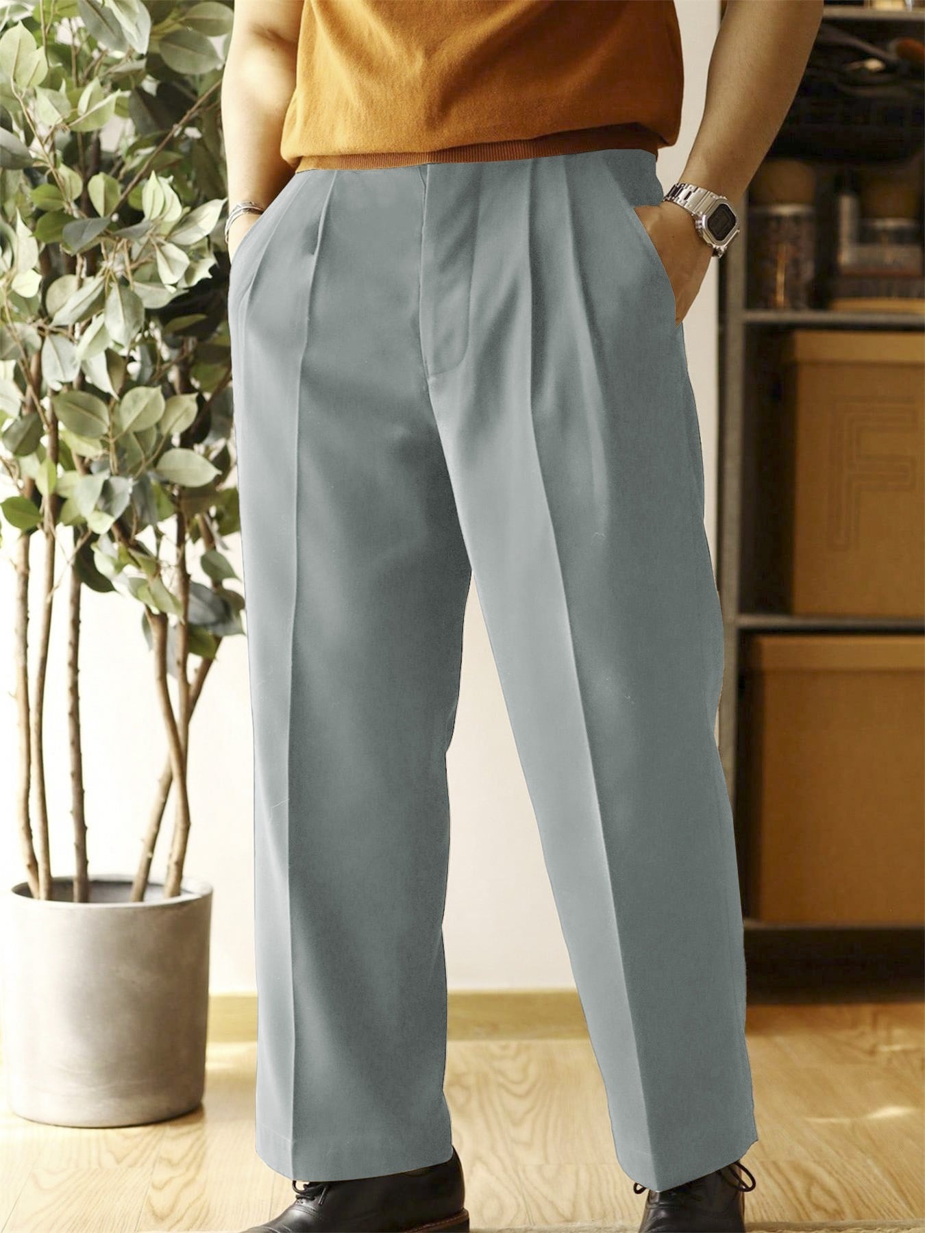Men’s Loose Wide-Leg Pants