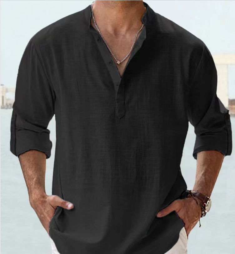 Men’s Casual Loose-Fit Sports Shirt