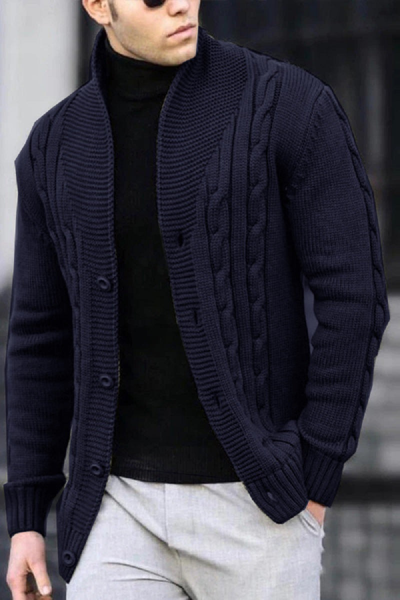 Men’s Autumn Winter Sweater Coat