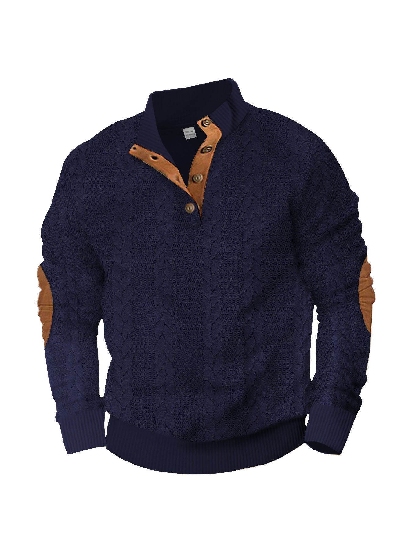 Jacquard Buckle Embroidered Sweater
