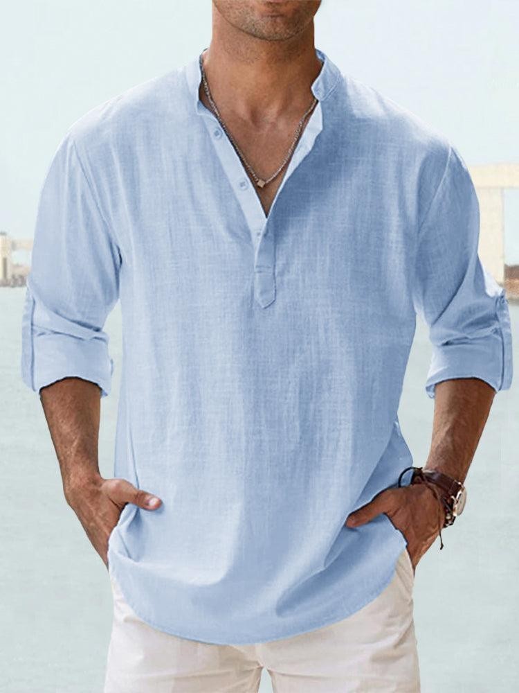 Men’s Casual Loose-Fit Sports Shirt