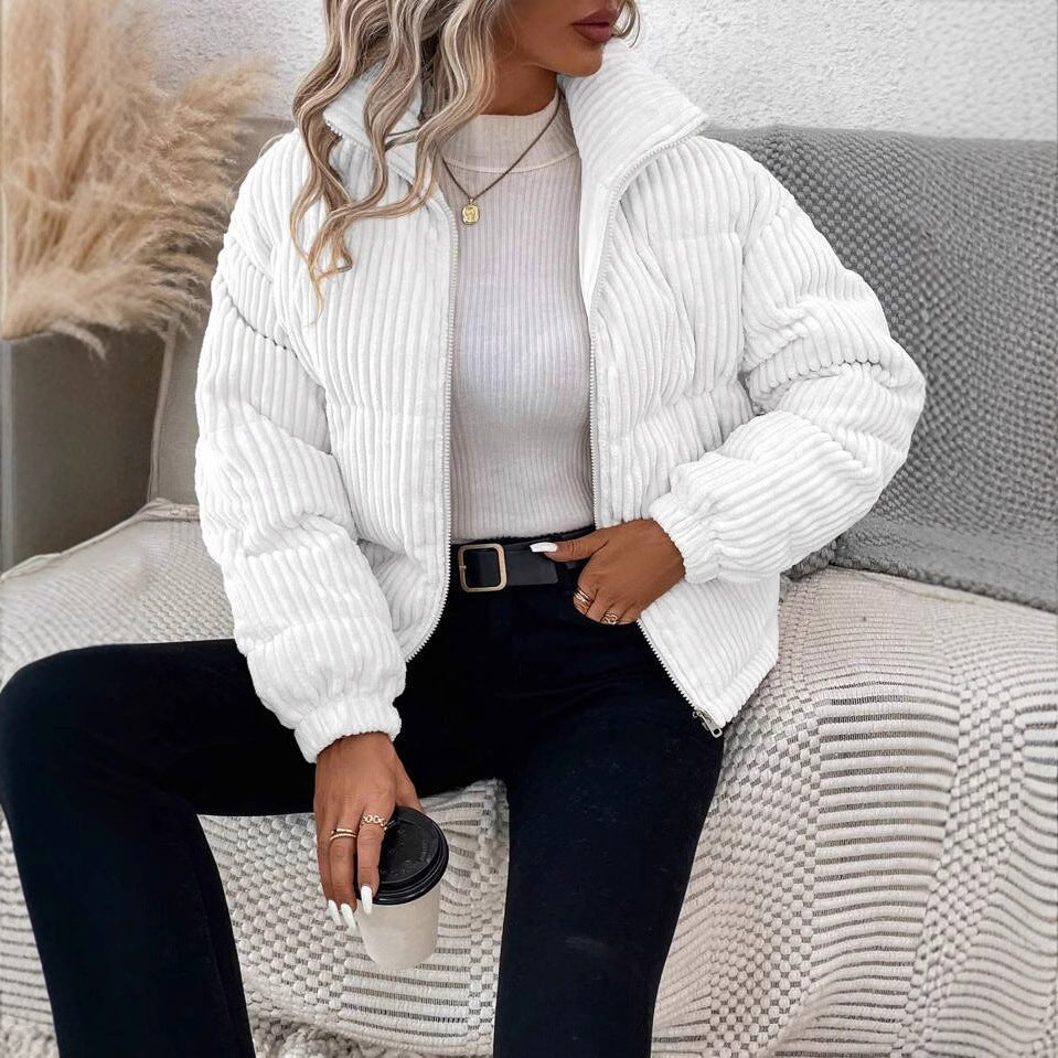 Women’s Plus Corduroy Coat