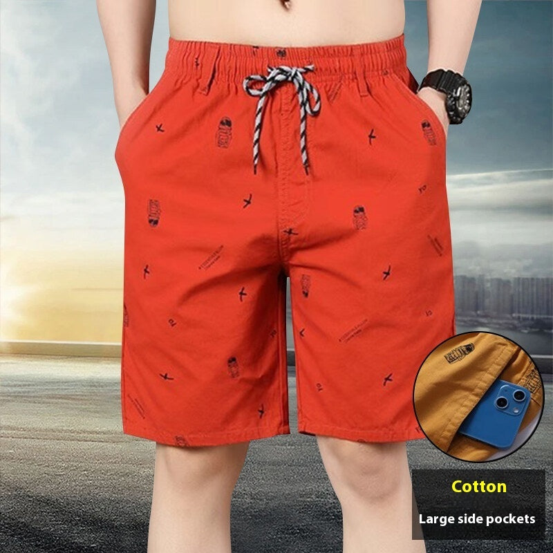 Summer Loose Cropped Pants