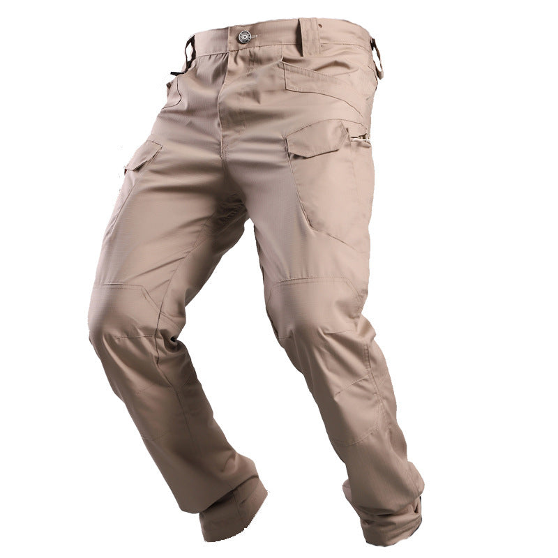 Solid Color Waterproof Plaid Cargo