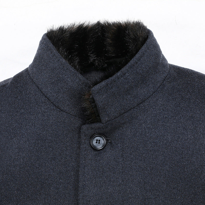 Winter Down Liner Fur Collar Windbreaker Jacket