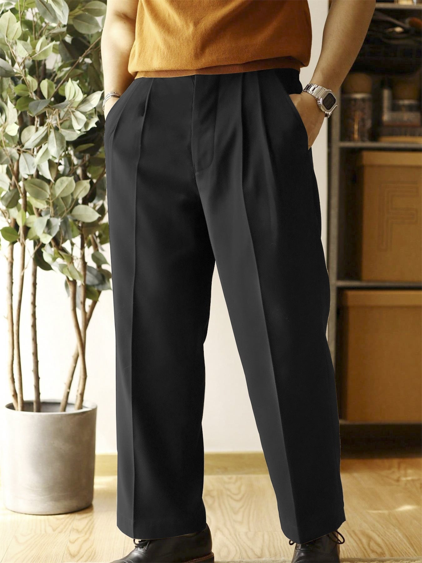 Men’s Loose Wide-Leg Pants