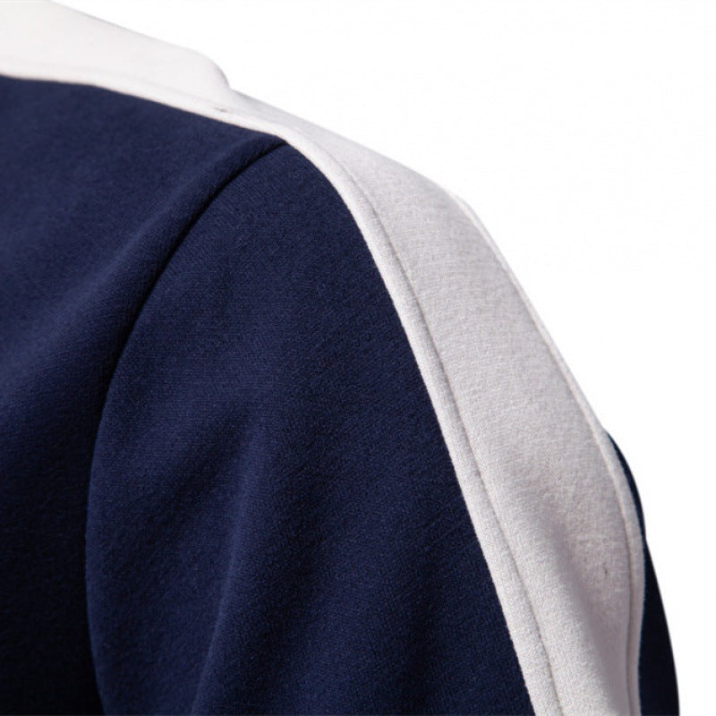 Men’s Stitching Sports Sweater