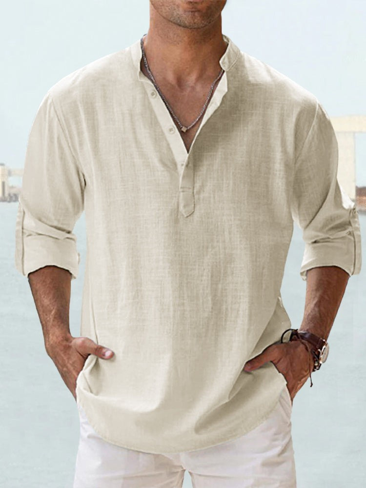 Men’s Casual Loose-Fit Sports Shirt