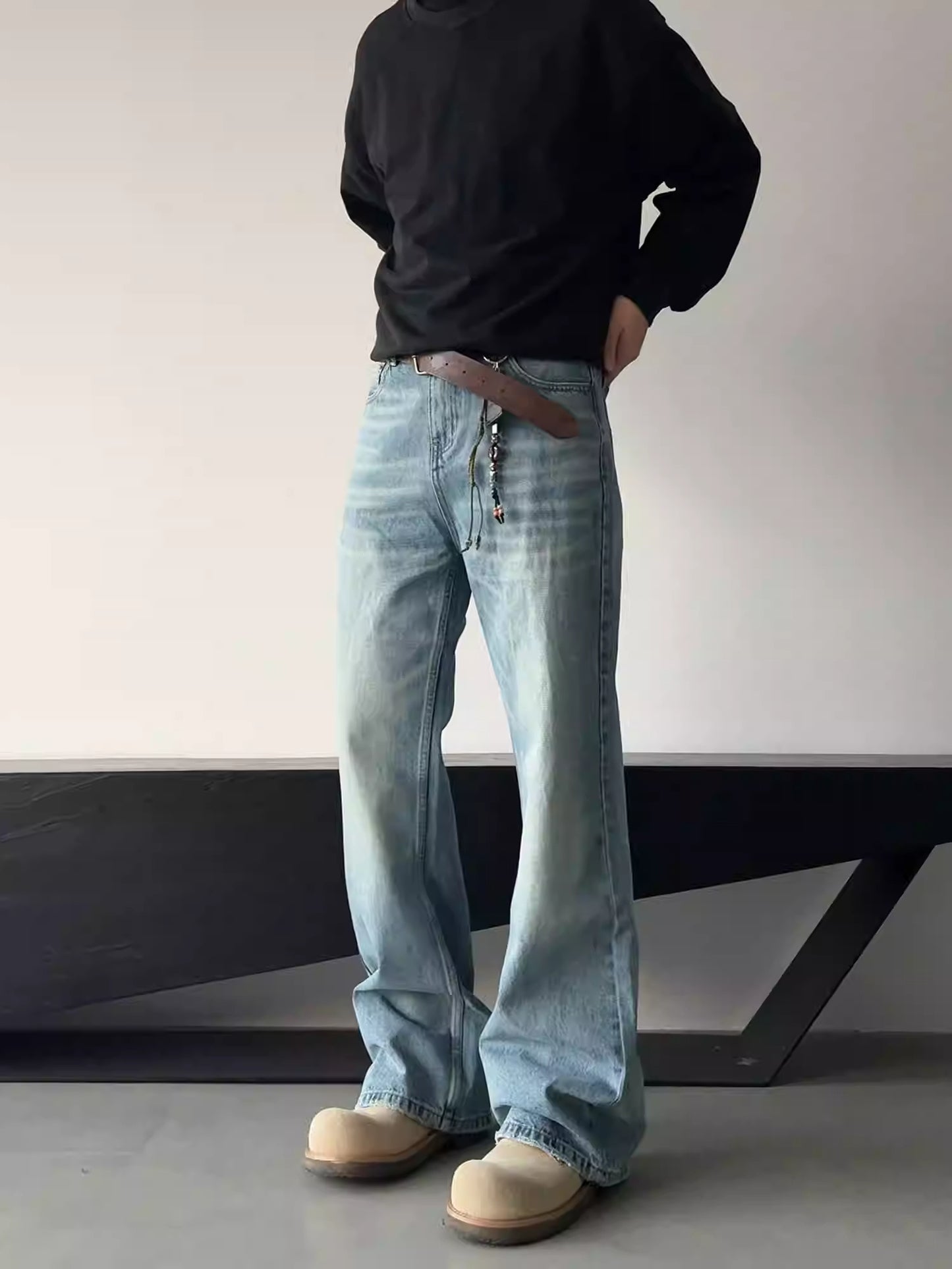 Men’s Skinny Slim-Fit Tall-Looking Jeans