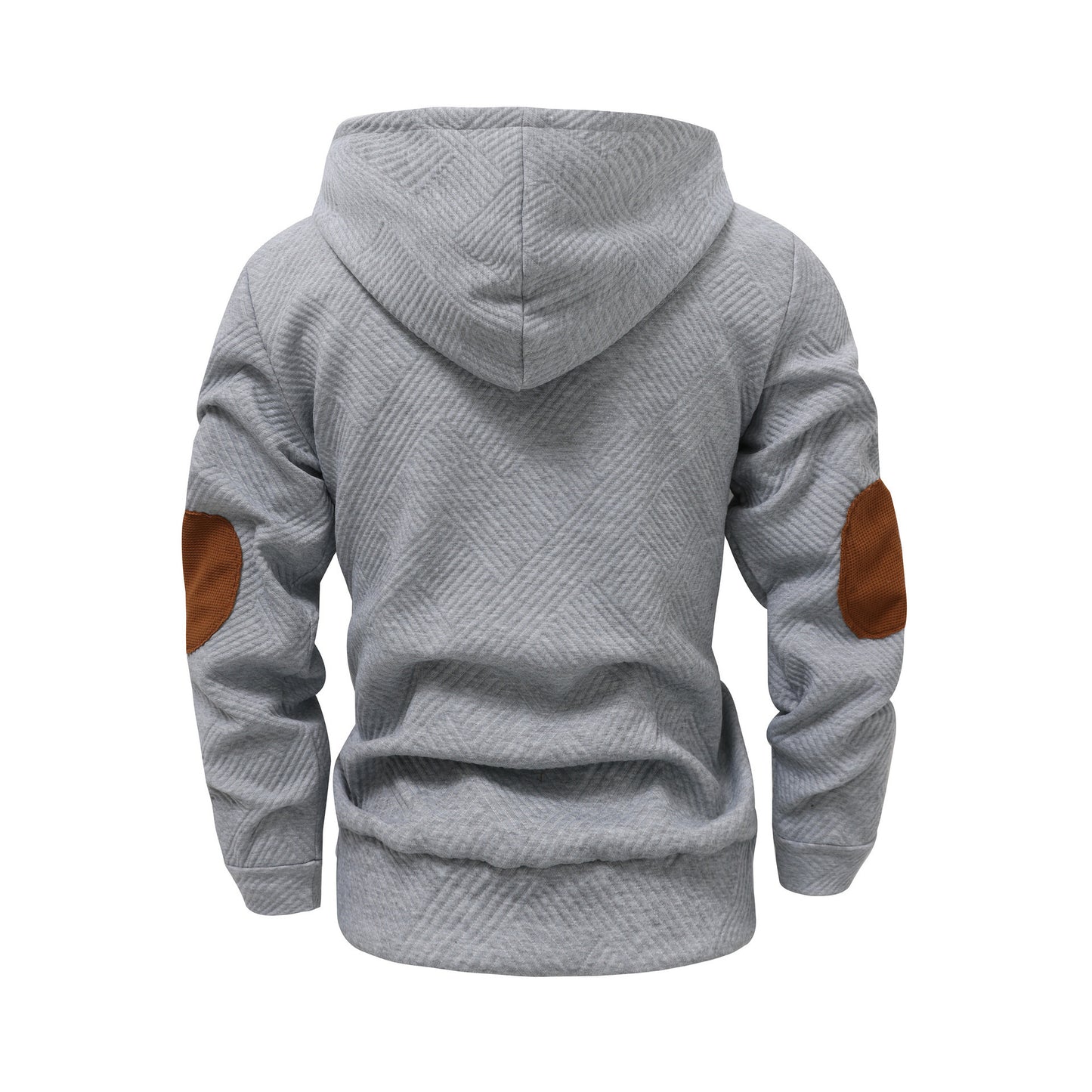Men’s Jacquard Hooded Sweater Coat