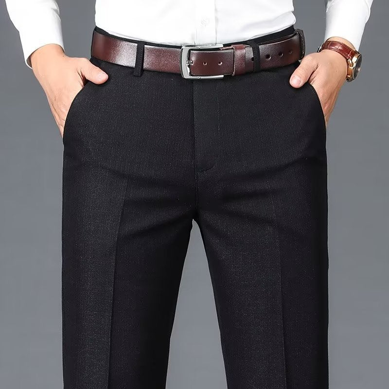 Men’s Draped Business Suit Pants