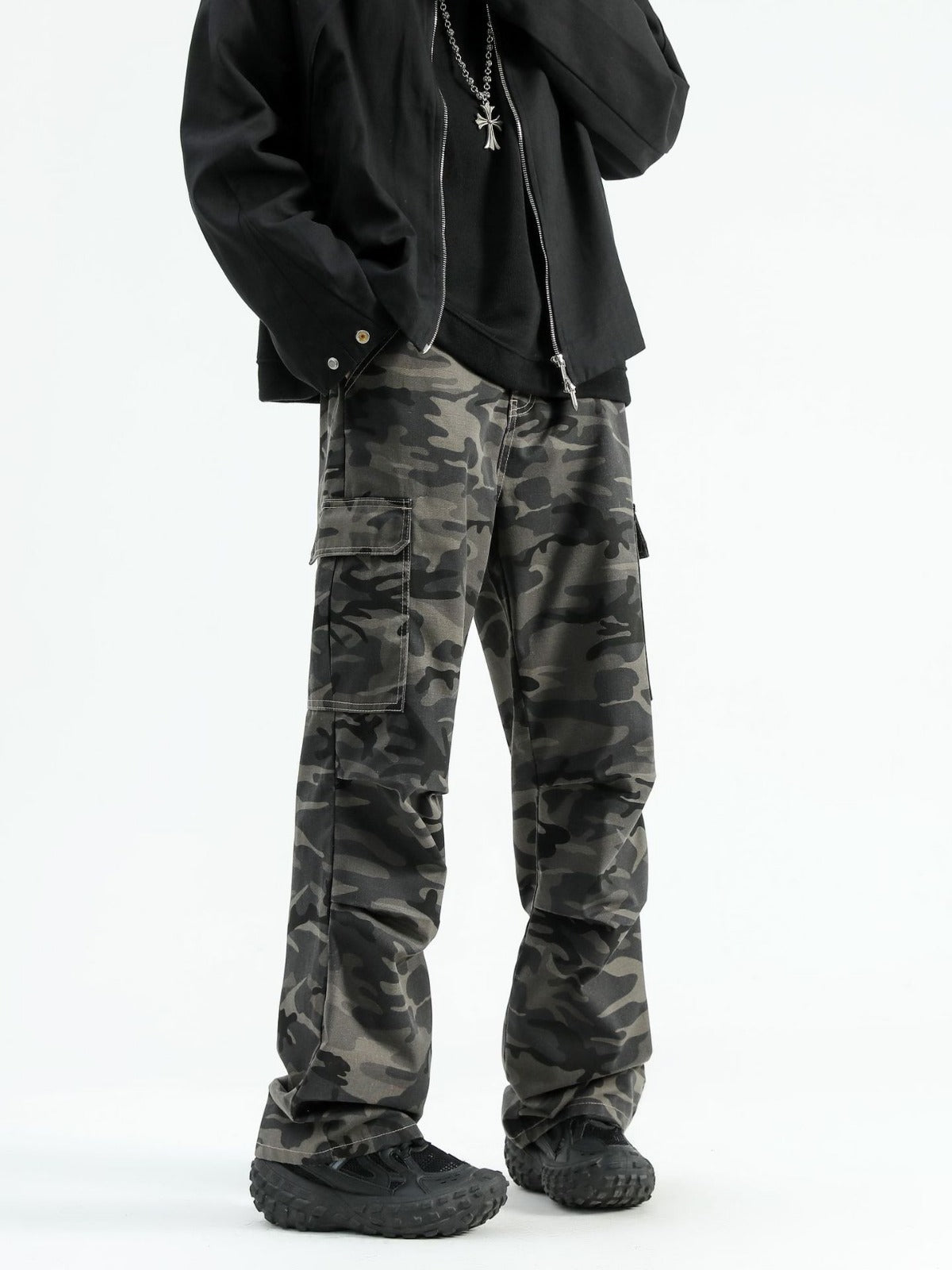 Paratrooper Denim Cargo Trousers