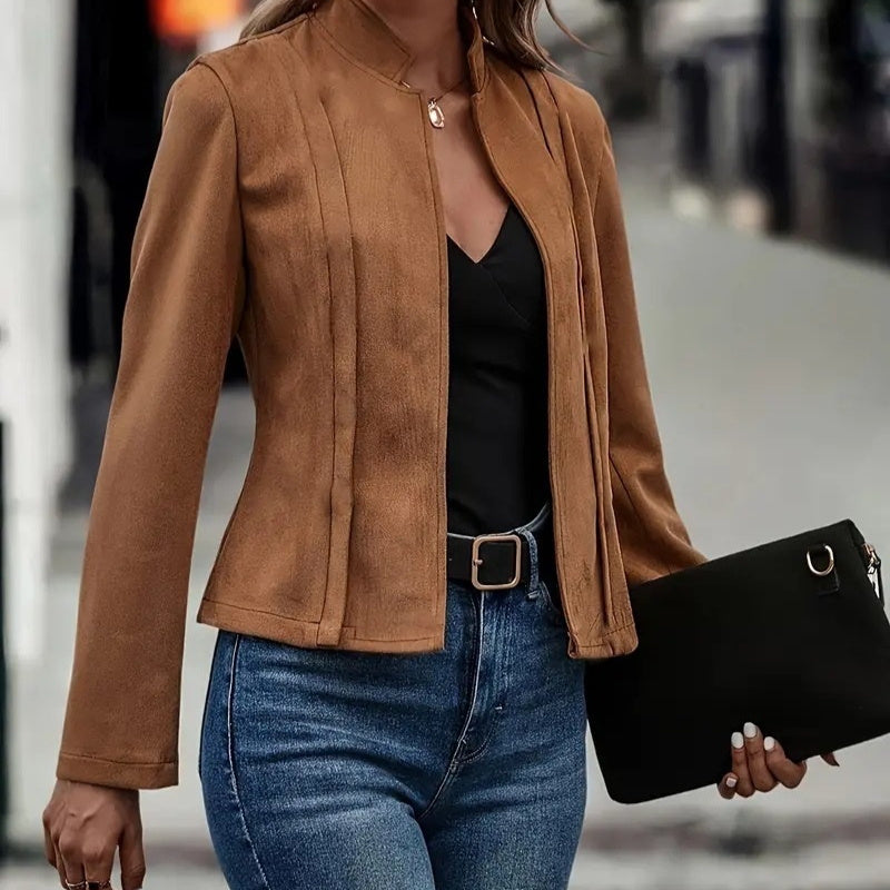 Women’s Spring Soft Neck Jacket