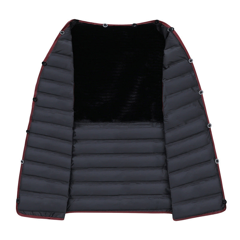Winter Down Liner Fur Collar Windbreaker Jacket