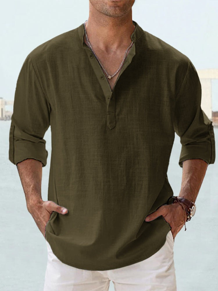 Men’s Casual Loose-Fit Sports Shirt