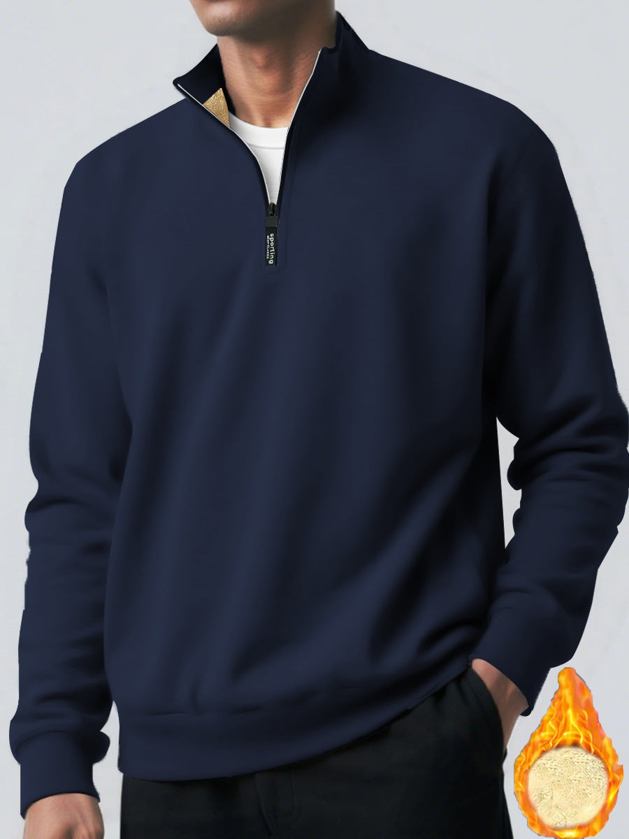 Brushed Hoody Turtleneck Coat