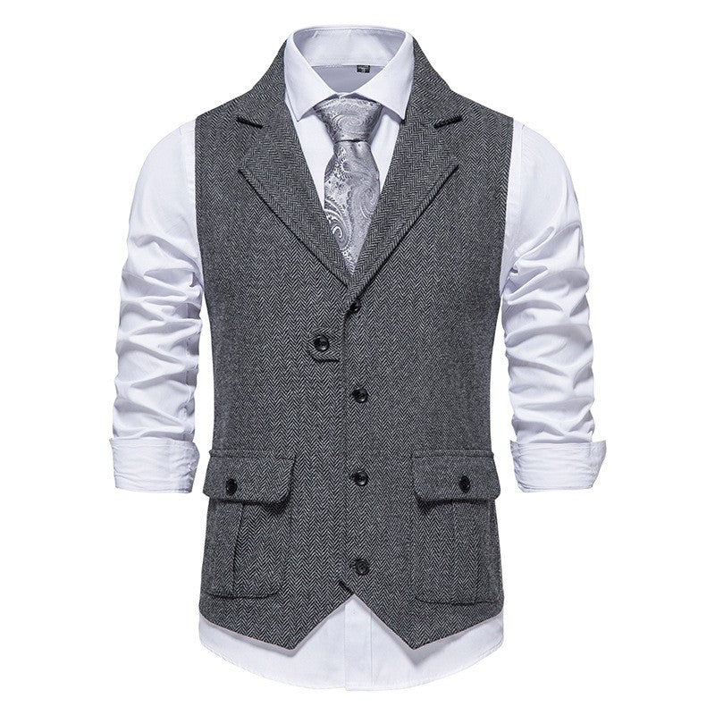 European Retro Vest for Men
