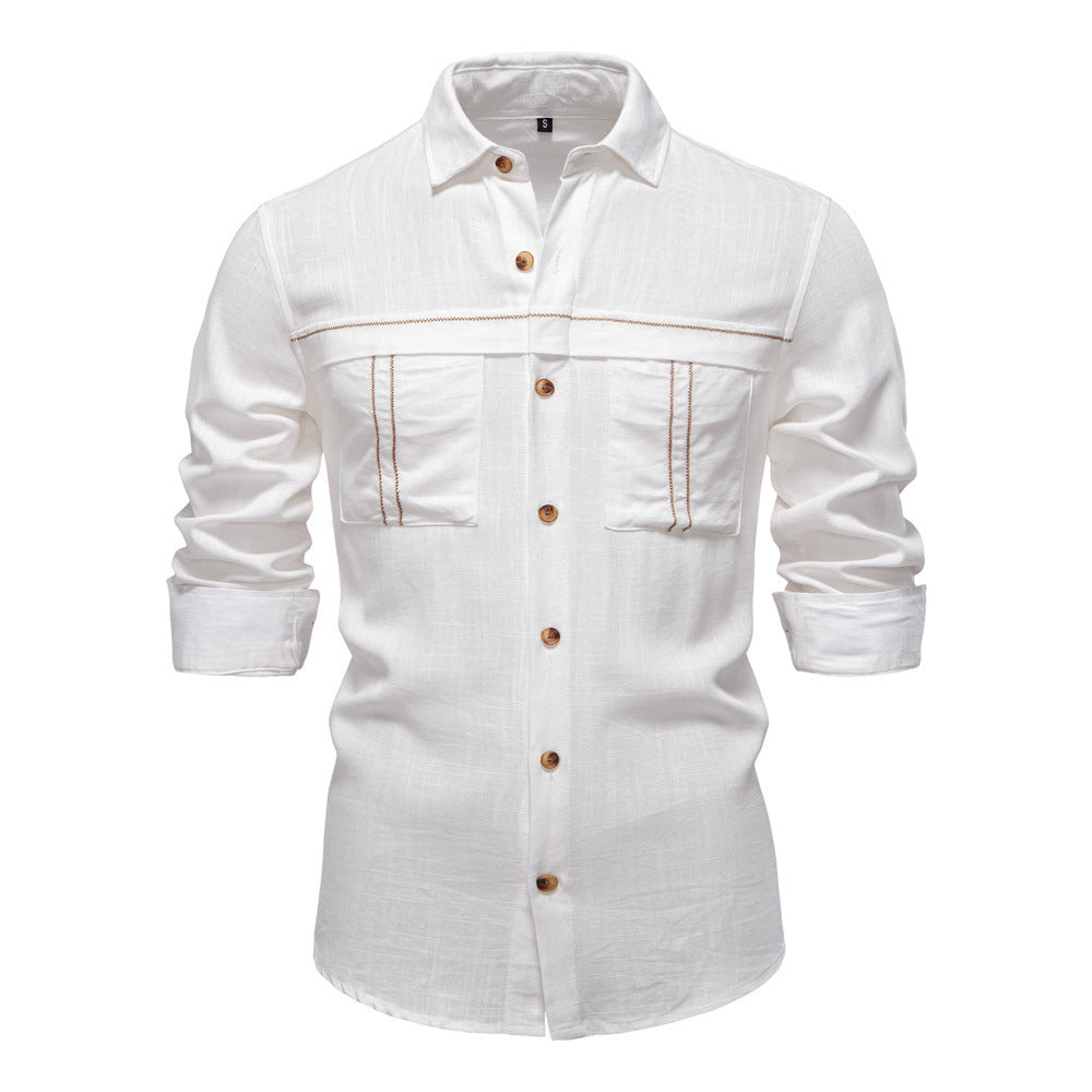 Men’s Pocket-Detail Long Sleeve