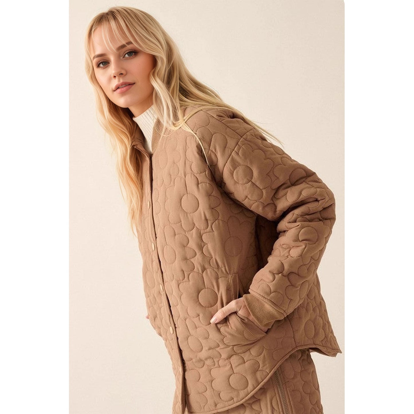 Women’s Flower Silk Cotton Jacket