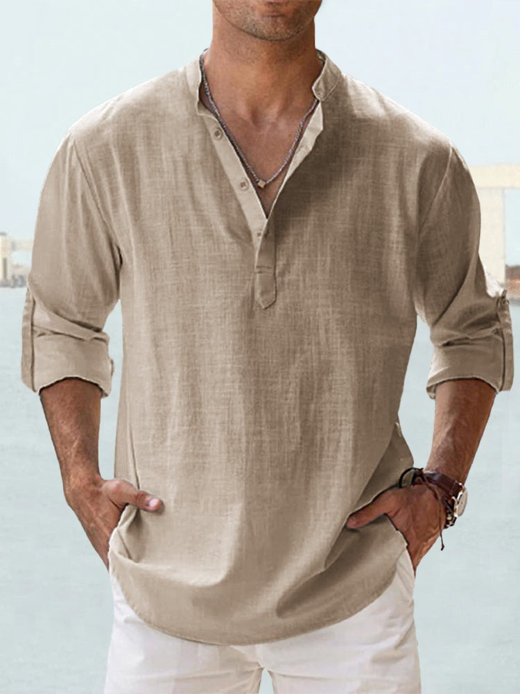 Men’s Casual Loose-Fit Sports Shirt