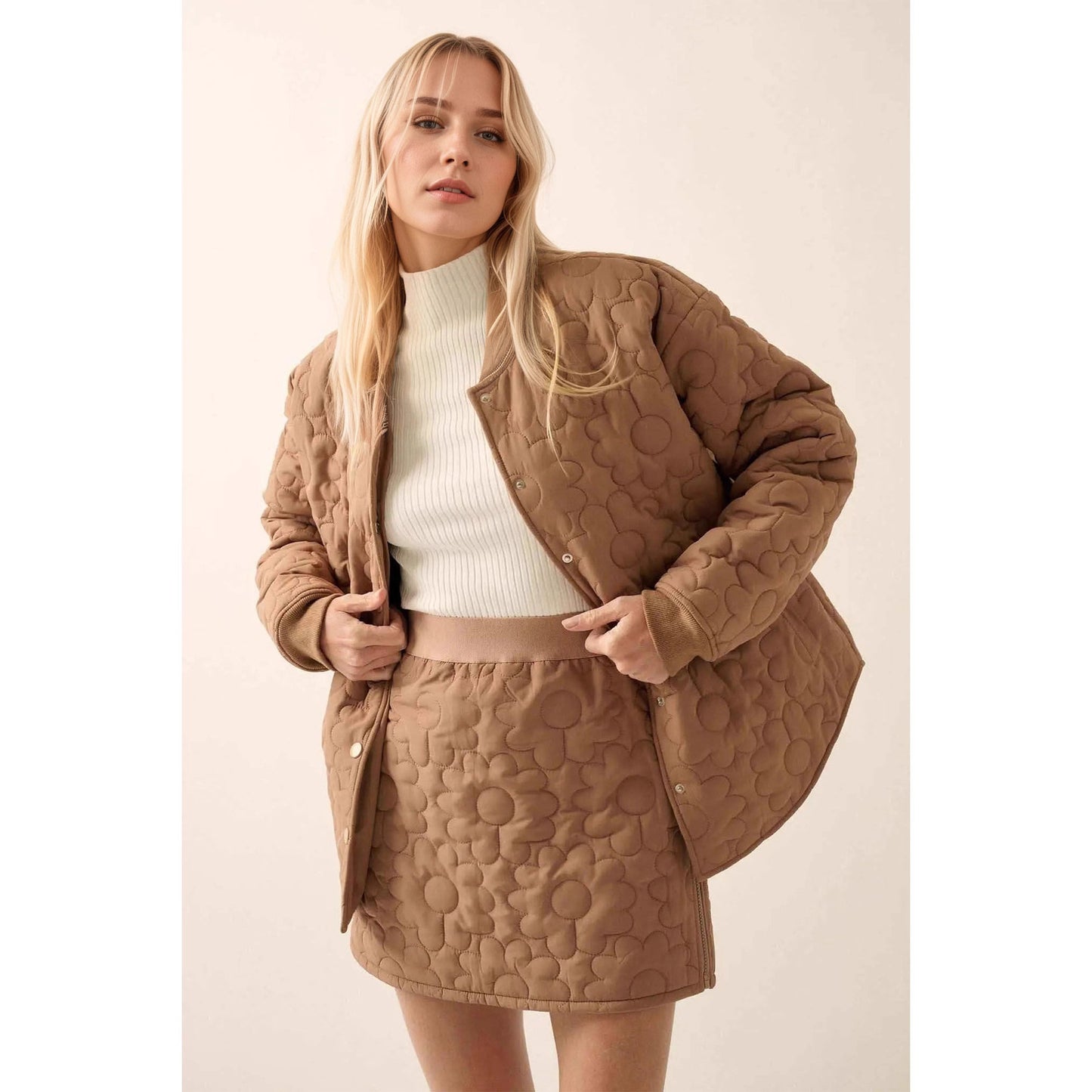 Women’s Flower Silk Cotton Jacket